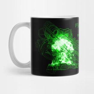 FATMAN PEST REMOVAL (Pip Boy Green) Mug